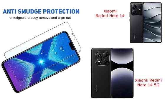 Защитное стекло NeoGlass для Xiaomi Redmi Note 14, Note 14 5G – ультрапрозрачное и устойчивое Киев
