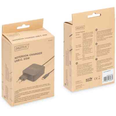 Блок питания к ноутбуку Digitus 65W USB-C (DA-10071) Винница