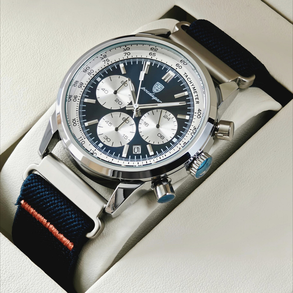 Годинник чоловічий наручний Poedagar Innova Sky Blue (2 ремінці) Вінниця - фото 2