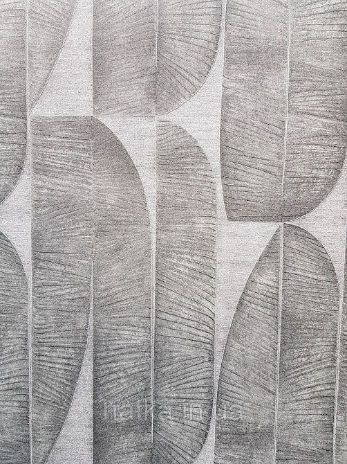 Шпалери вінілові на флізеліні AS creation Metropolitan stories By Time 0,53х10 модерн листя фігури смужки чорні сірі Київ - фото 1