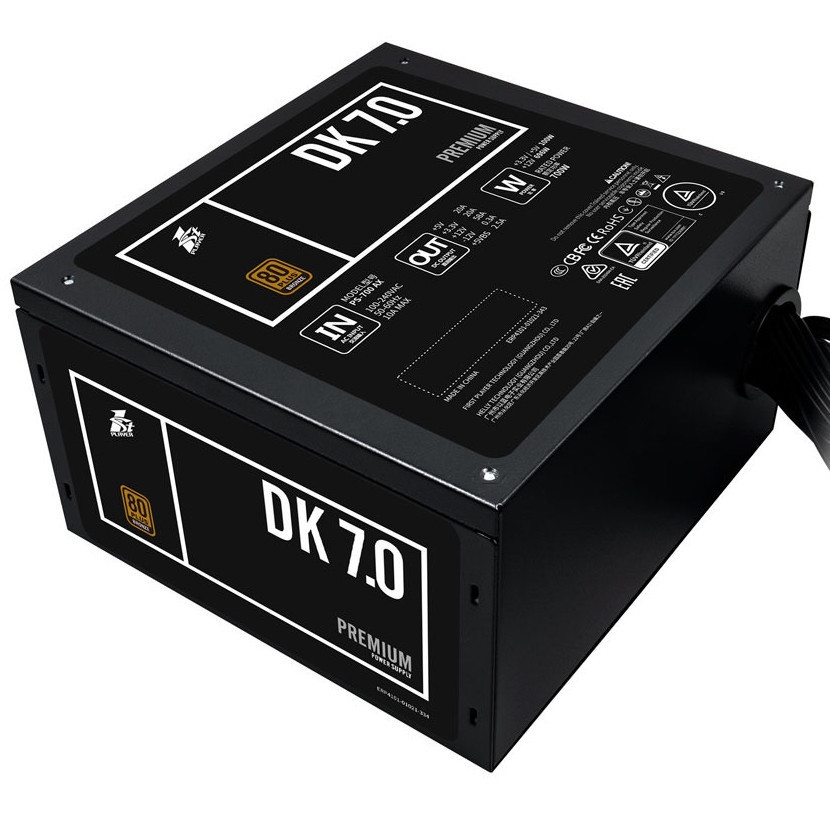 Блок живлення 1stPlayer PS-700AX (DKPM-BRZ-700-BK-EU) 700W ( Чорний ) Харьков - изображение 3