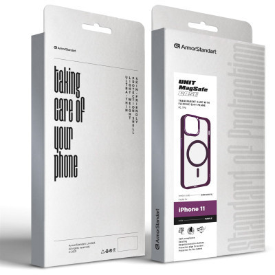 Чохол до мобільного телефона Armorstandart Unit MagSafe Apple iPhone 11 Purple (ARM68875) Вінниця - фото 6