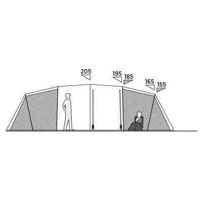 Намет Easy Camp Leka Twin 8 (120493) (931555) Вінниця - фото 7