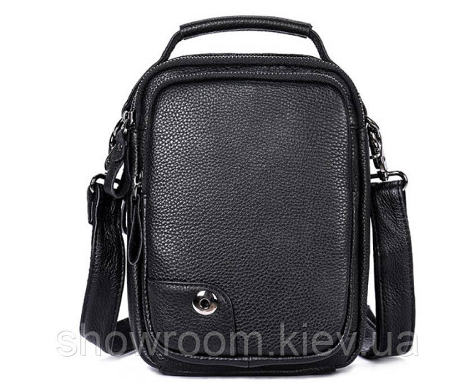 Удобная кожаная сумка через плечо Leather Collection (5044) Киев - изображение 5