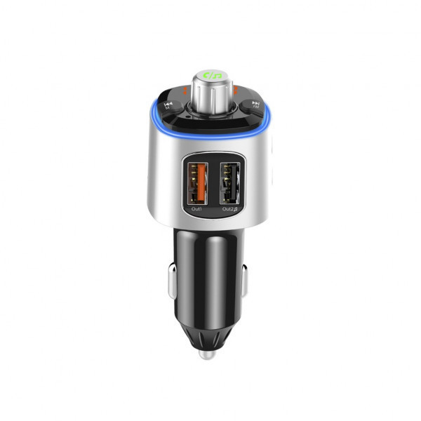 Автомобільний FM-трансміттер Aspiring Wave 1 LED/Bluetooth/MicroSD/DSP/QC3.0 (86ASTR21PB1) Киев - изображение 7