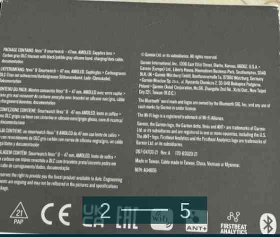 Смарт -Часы Garmin Fenix 8 47mm. AMOLED Sapphire Новые! Киев