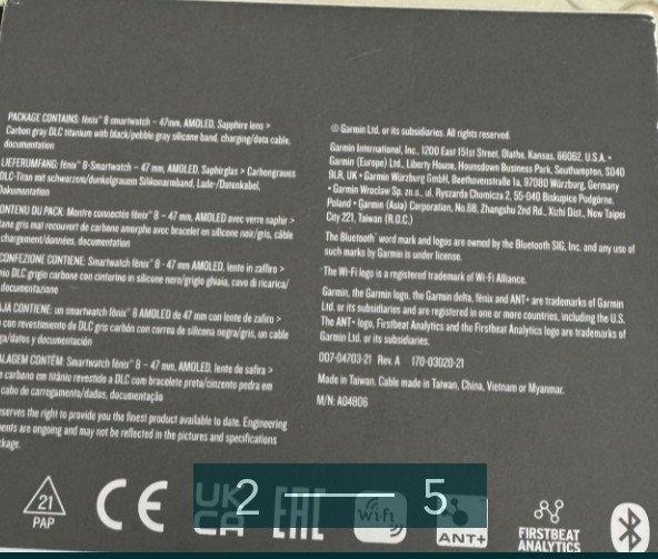 Смарт -Часы Garmin Fenix 8 47mm. AMOLED Sapphire Новые! Киев - изображение 4