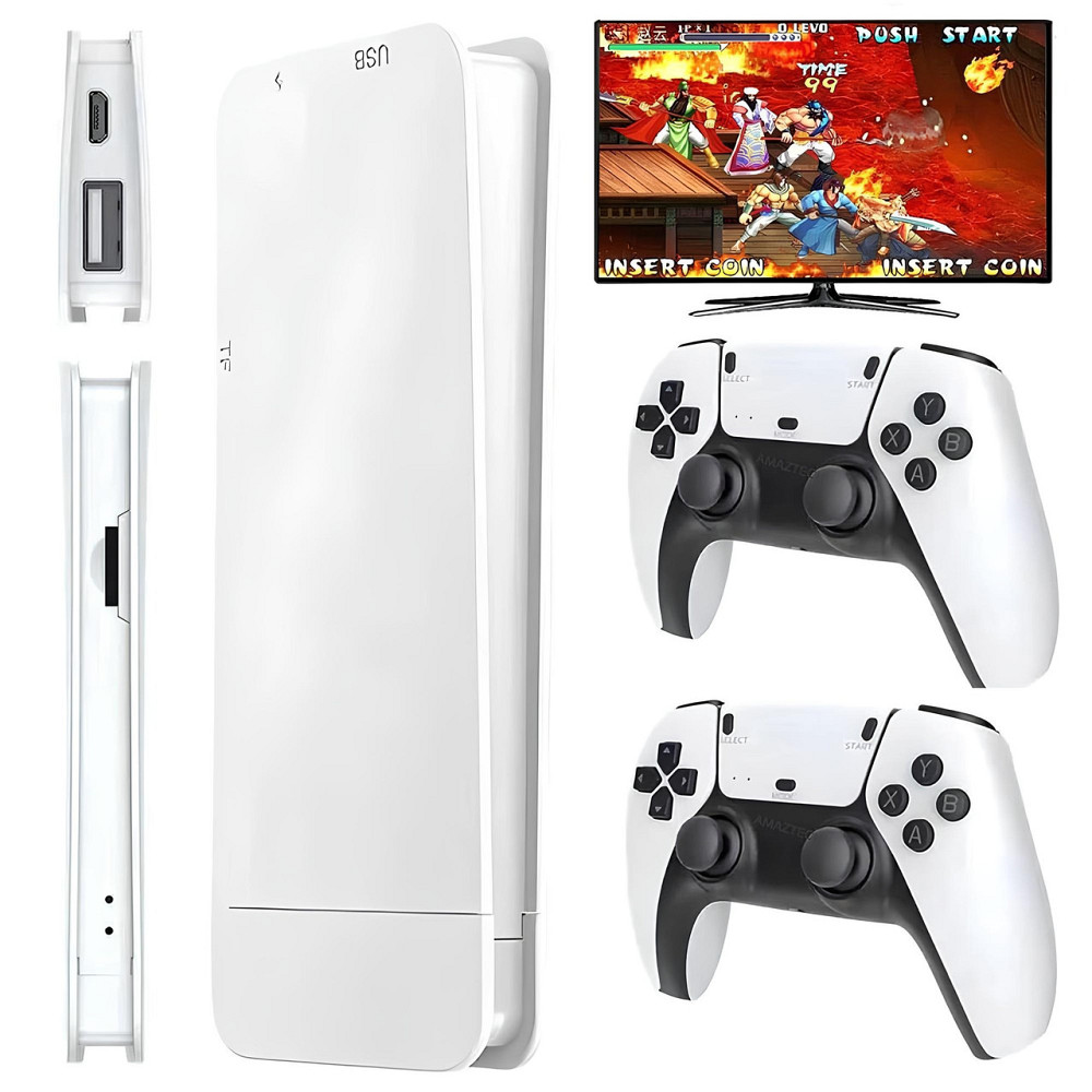 Ігрова консоль 64GB, 4К, 2 джойстики + 20000 ігор, M15 / Дитяча консоль ігрова / Ігрова приставка Київ - фото 1