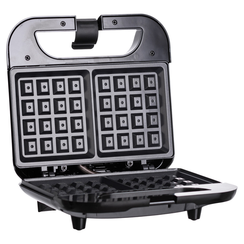 Вафельница  с антипригарным покрытием, быстрым нагревом и квадратной формой вафель 750 Вт Sokany SK-08070 Киев - изображение 3