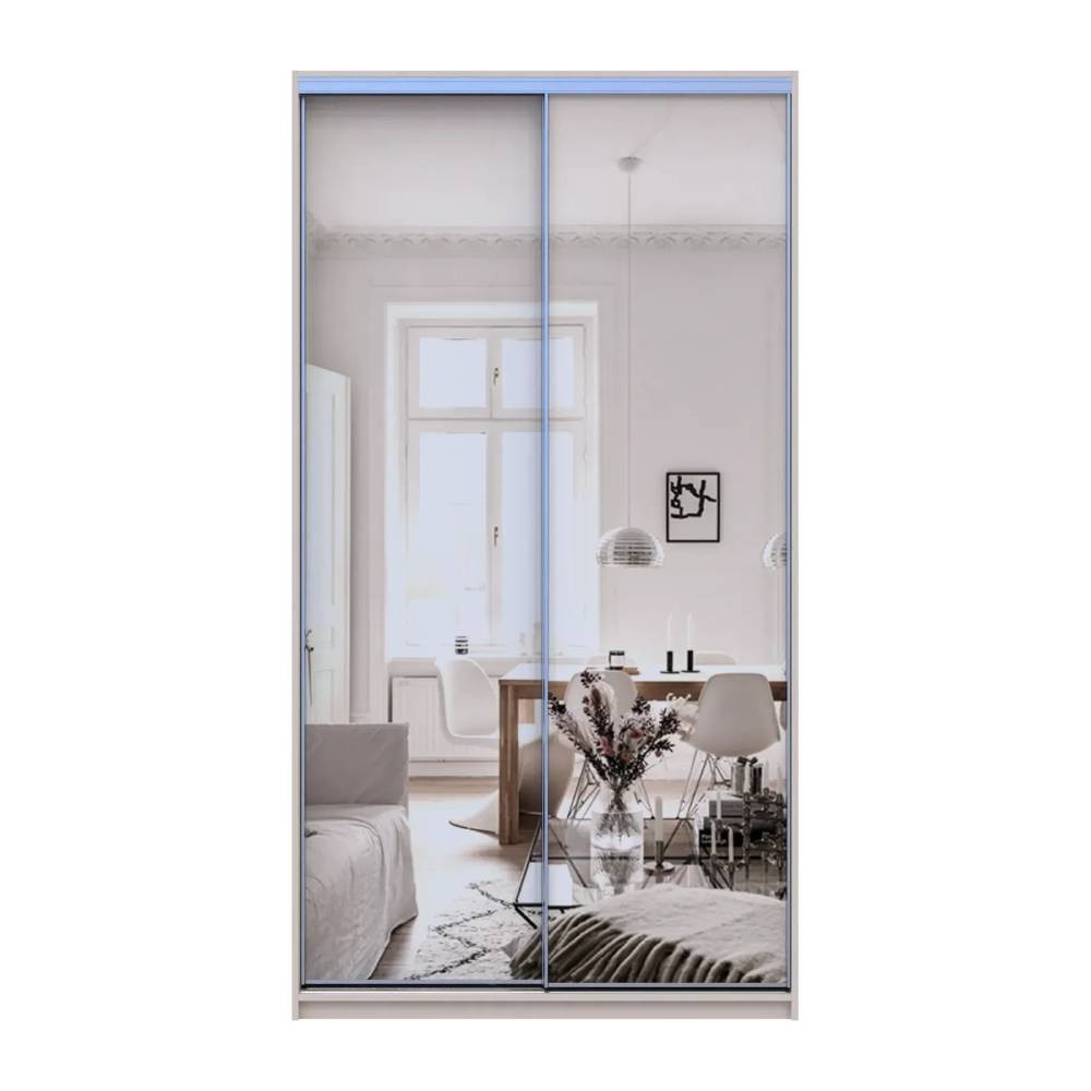 Шкаф-купе Doros Сити Лайт Кашемир 2 зеркала 120х60х225 (80736341) Днепр - изображение 4