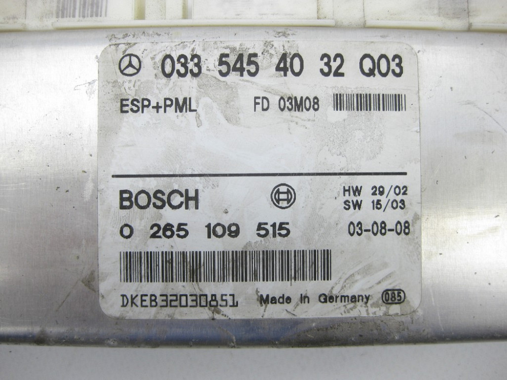 Mercedes-Benz  A0335454032 Блок керування ESP+PML E-class W211 SL R230 E-class S211 Одеса - фото 6