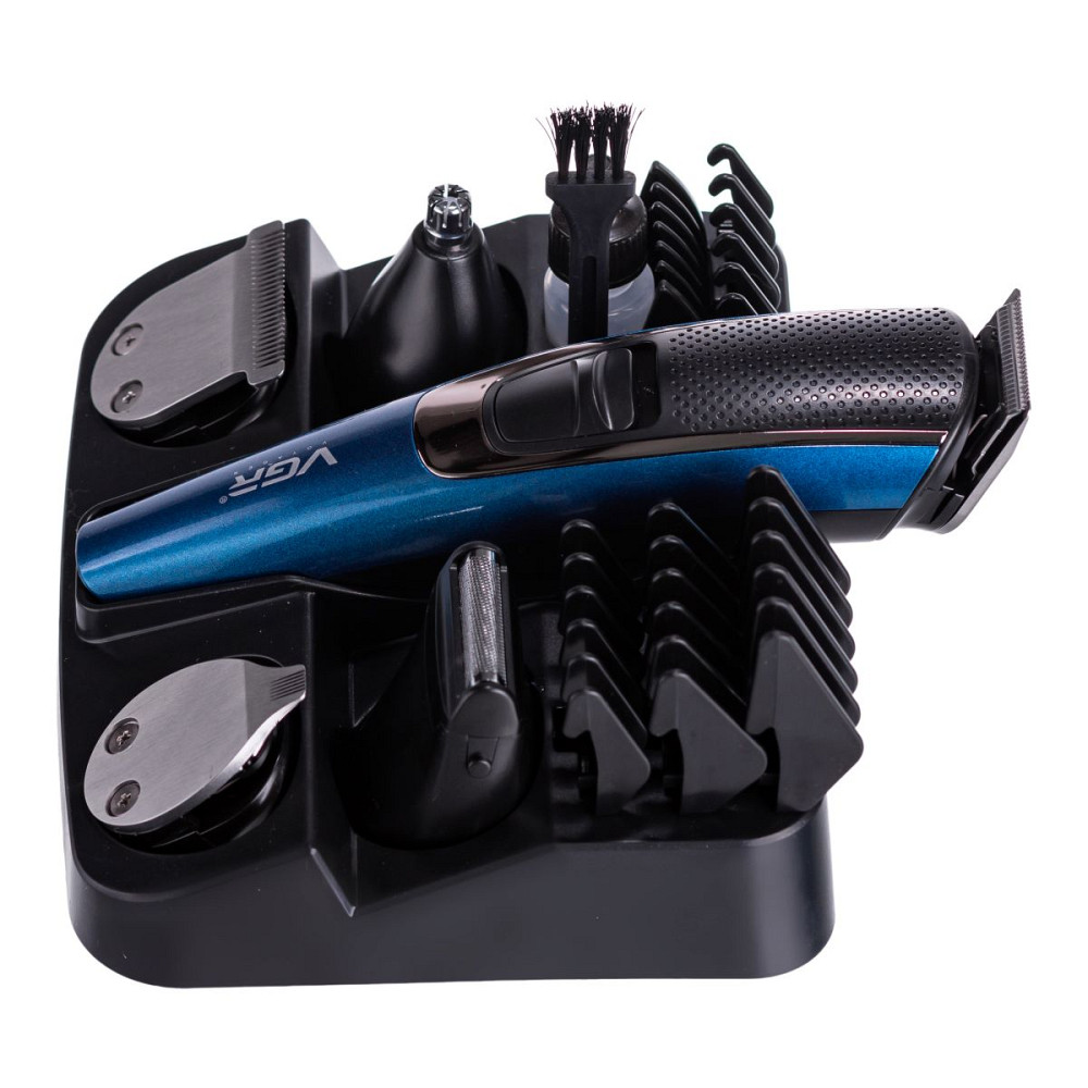 VGR Машинка тример для стрижки 4в1 з насадками Синій VGR V-172 Коломыя - изображение 7