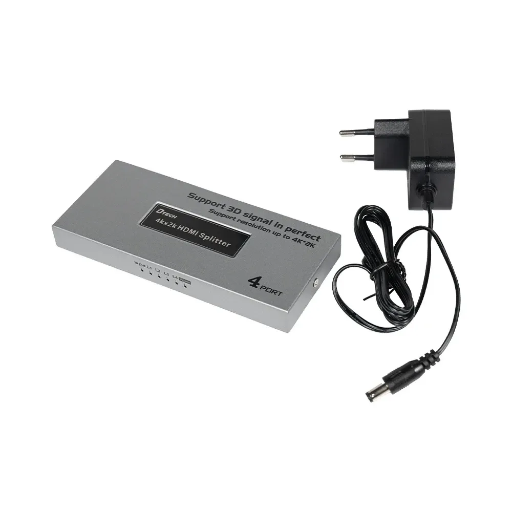 Розгалужувач відеосигналу 4K HDMI 1x4 Dtech DT-7144A(MS) (74-00125) Київ - фото 5