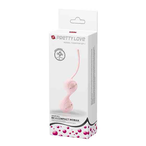 Вагинальные шарики Pretty Love Kegel Tighten розовые, 16.3 х 3.3 см Sex Aura Киев