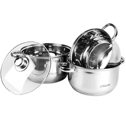 Набір каструль 6 предметів MR-2020-6M Maestro Житомир - изображение 7