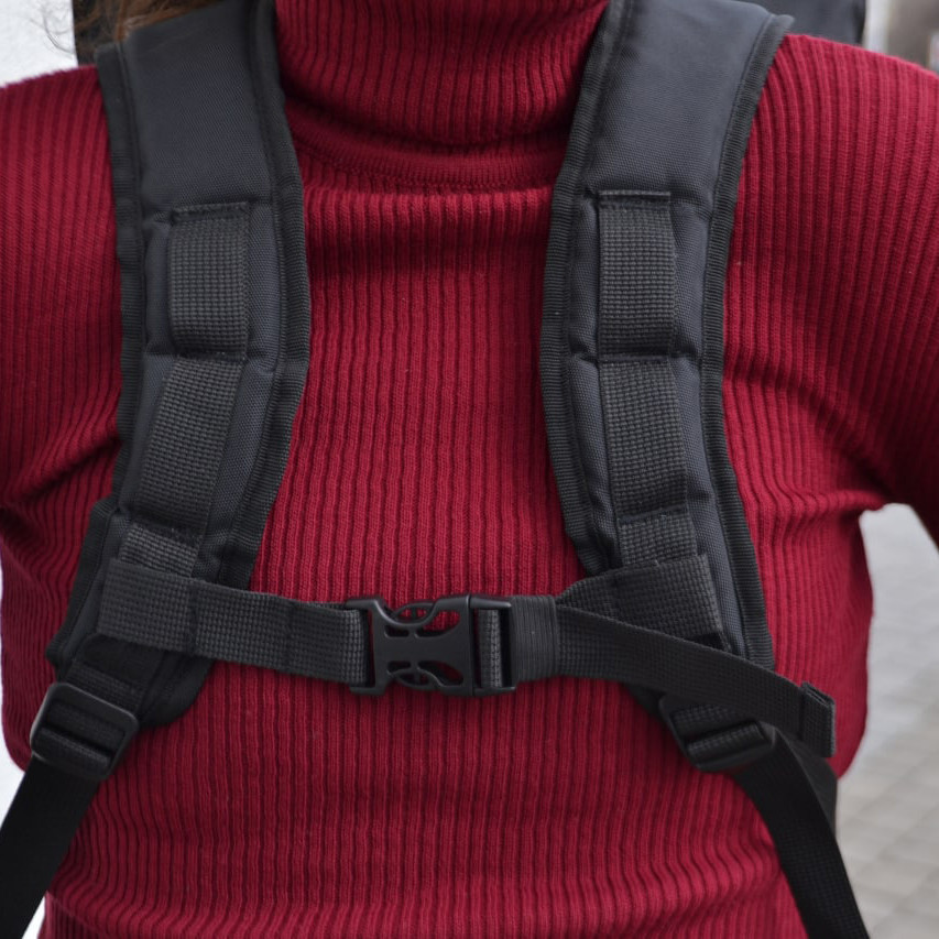 Городской рюкзак с отделением для нотбука Roll Top, Молодежный практичный рюкзак VI-392 для мужчин Киев - изображение 3