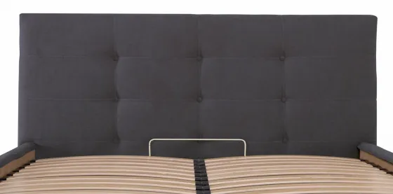 Ліжко Manchester Standart 140 х 190 см Місті Dark Grey Темно-сірий Київ