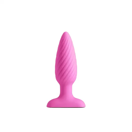 Анальна пробка з вібрацією NS Novelties INYA - Swirl - Pink Львів