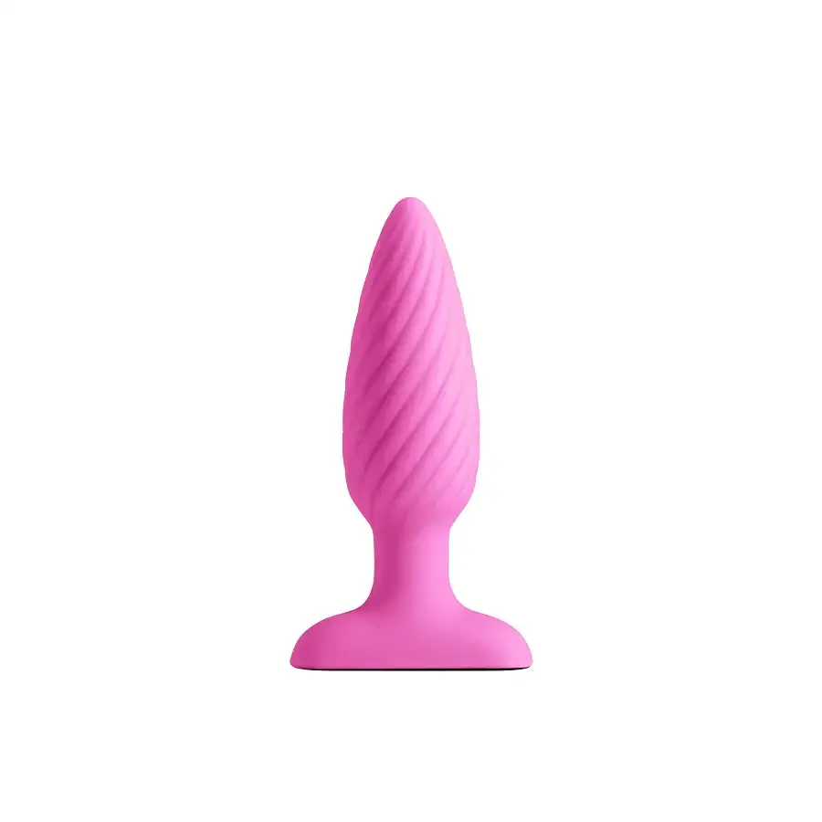 Анальна пробка з вібрацією NS Novelties INYA - Swirl - Pink Львів - фото 1