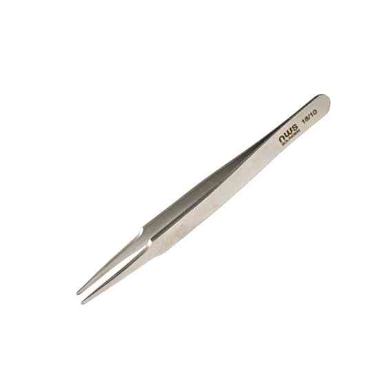 Пінцет для мікроелектроніки NWS з прямими округленими кінцями, антимагнітний L= 120 мм Одеса