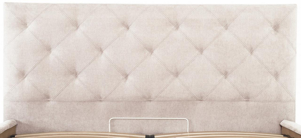 Кровать Bristol Comfort 140 х 200 см Мисти Milk С подъемным механизмом и нишей для белья Бежевый Днепр - изображение 5