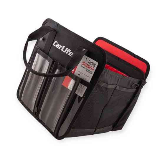 Сумка - органайзер в багажник складная 580х340х310мм l черная Мукачево