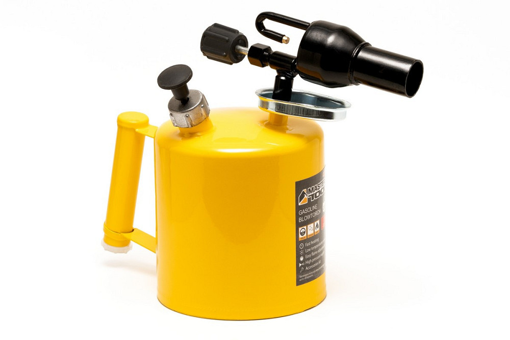 Лампа паяльна бензинова MASTERTOOL 2.0 л 1100 °C 32 мм 1200 г/год 0.25 МПа 44-5220 Рівне - фото 2