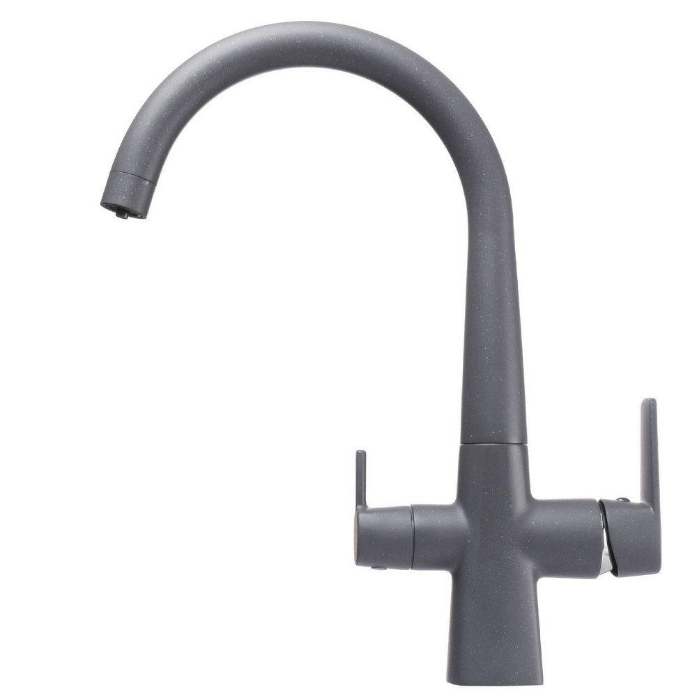 Змішувач для кухні під осмос Globus Lux LAZER GLLR-0999-3-TITANIUM Київ - фото 1