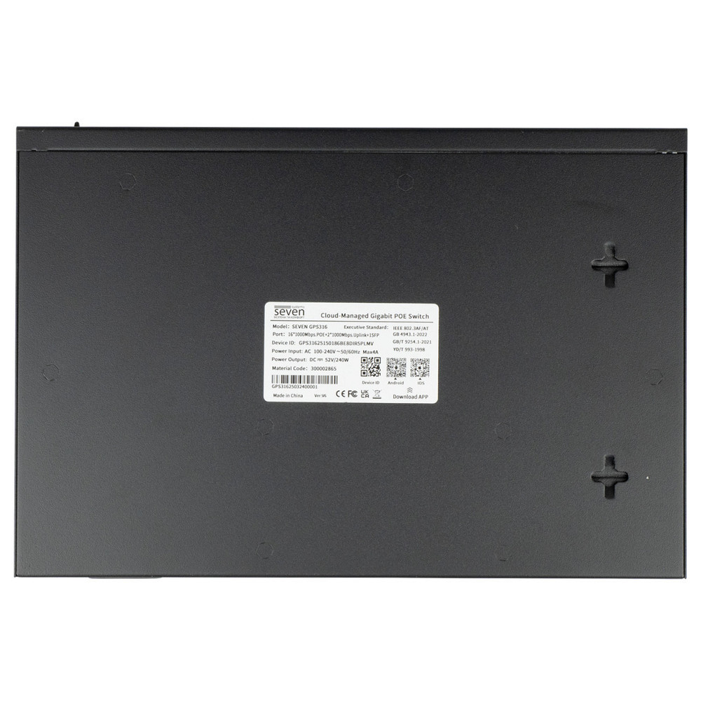 Хмарно керований гігабітний 19-портовий PoE-комутатор SEVEN GPS316 Київ - фото 14
