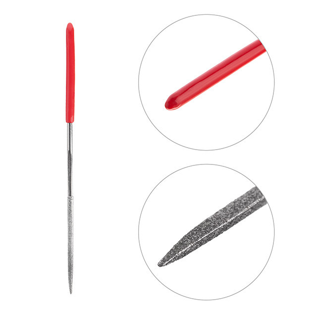 Набор бриллиантовых надфилов, 5 шт. INTERTOOL HT-3709 Киев - изображение 7