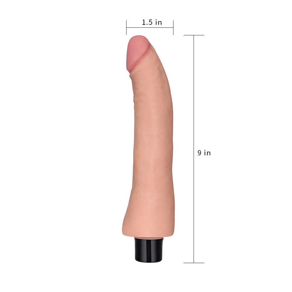 Реалістичний вібратор - Real Softee Vibrator 9" Sex Aura Київ - фото 5