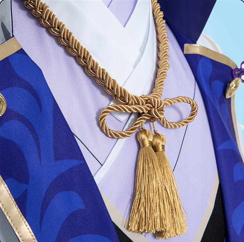 Костюм Камісато Аято XXL косплей Геншин Імпакт, комплект образ наряд Kamisato Ayato Genshin Impact на Хелловін в стилі аніме Київ - фото 5