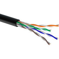 Кабель мережевий OK-Net UTP 305м cat.5e зовнішній (U/UTP-cat.5Е) (КПП-ВП (100) 4*2*0,51) Київ - фото 1
