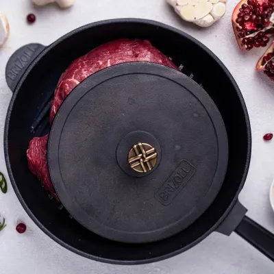 Аксессуар кухонный Brizoll Прижим чавунний Гриль 195 мм (A24PR) Винница - изображение 6