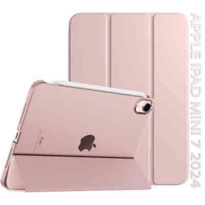 Чехол для планшета BeCover Tri Fold Hard Apple iPad Mini 7 2024 Pink (712454) Винница