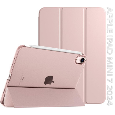 Чехол для планшета BeCover Tri Fold Hard Apple iPad Mini 7 2024 Pink (712454) Винница - изображение 1