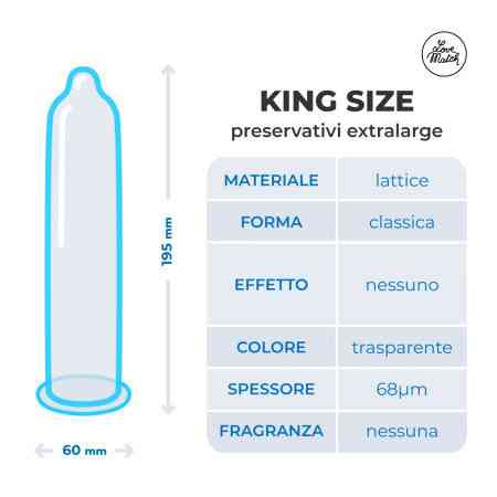 Презервативи - King Size, 6 шт. Sex Aura Київ