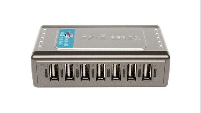 Концентратор USB-хаб 7-портовий D-Link DUB-H7 Луцьк - фото 3