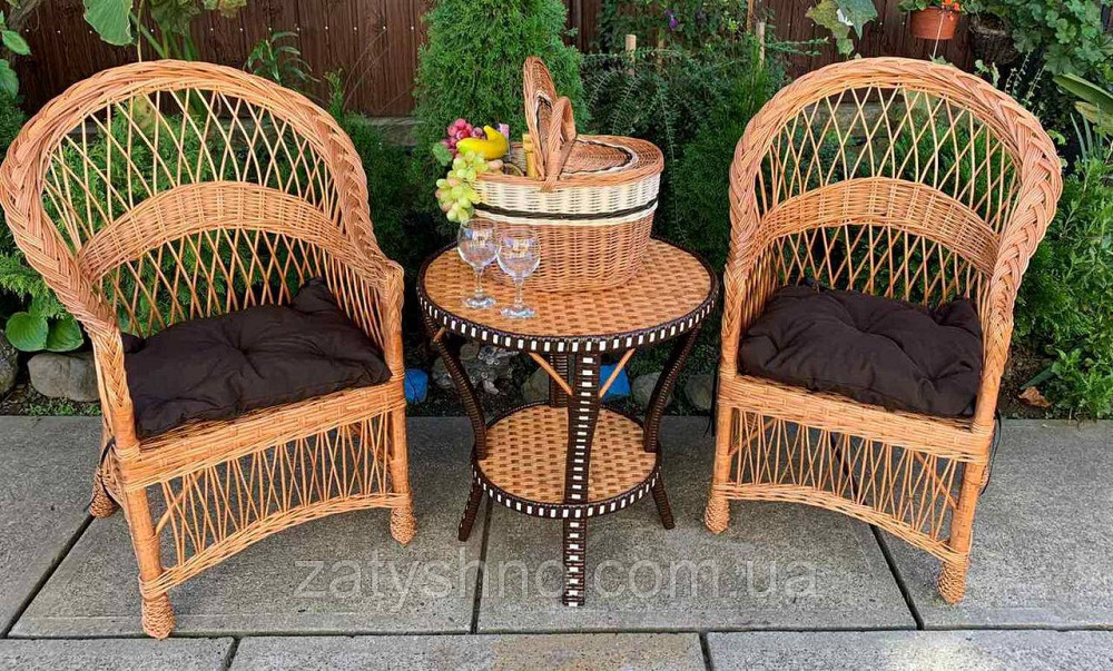Набор мебели из лозы с корзиной пикник Киев - изображение 4