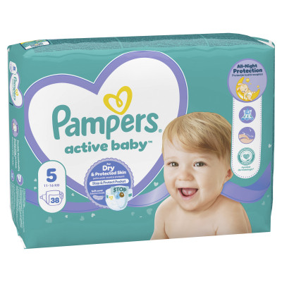 Підгузки Pampers Active Baby Junior Размер 5 (11-16 кг) 38 шт (8006540207796) Вінниця - фото 2