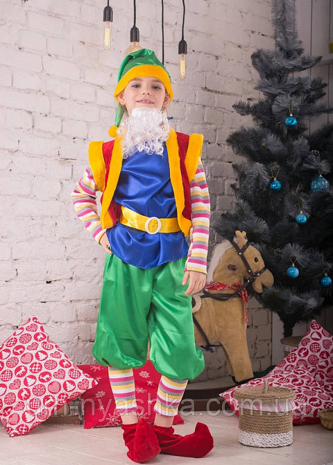 Детский новогодний костюм Лесного гнома Ельфа Кривой Рог - изображение 1
