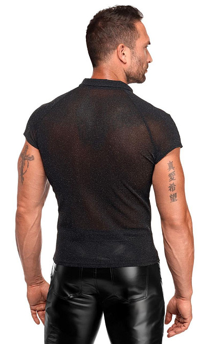 Чоловіче поло Noir Handmade H082 Onyx veil polo XXL Sex Aura Київ - фото 3