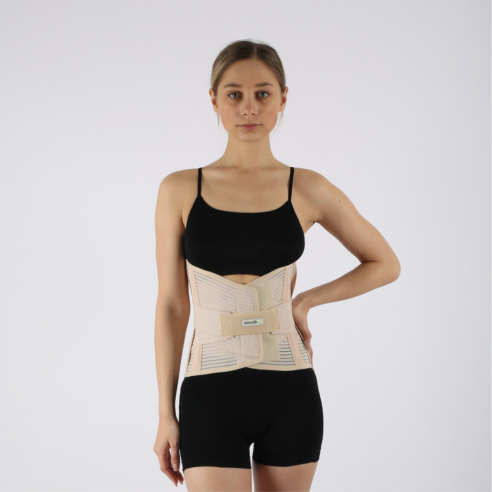 Бандаж попереково-крижовий, 6 ребер жорсткості, висота 32 см, пояс для спини CAS320K Розмір XL Кам'янець-Подільський - фото 3