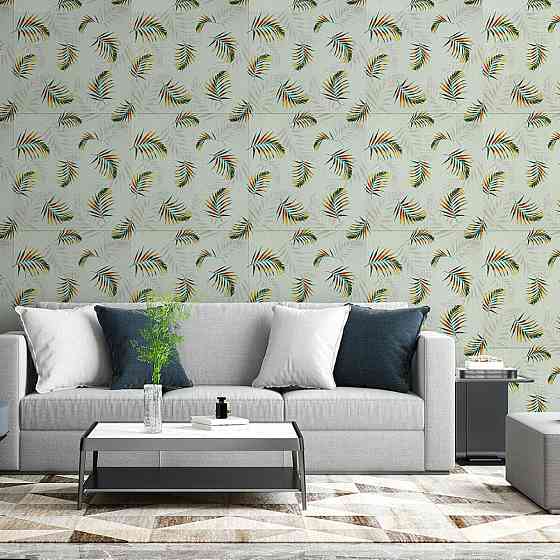 Панель стінова 3D 680х670х4мм Папороть на бежовому фоні (D) SW-00001983 Київ