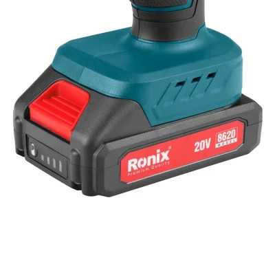 Шуруповерт Ronix акумуляторний 20В, 1.5Ah x 2 (8620) Вінниця - фото 11