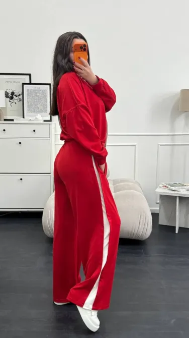 Жіночий спортивний костюм з лампасами — стильний повсякденний комплект Одеса - фото 11