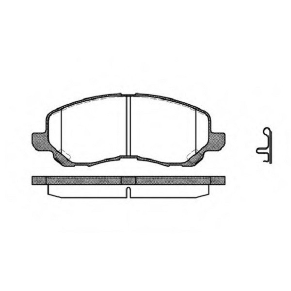 Гальмівні колодки Bosch дискові передні MITSUBISHI ASX/Galant/Lancer/Lancer/Pajero 0986495253 Харків - фото 2