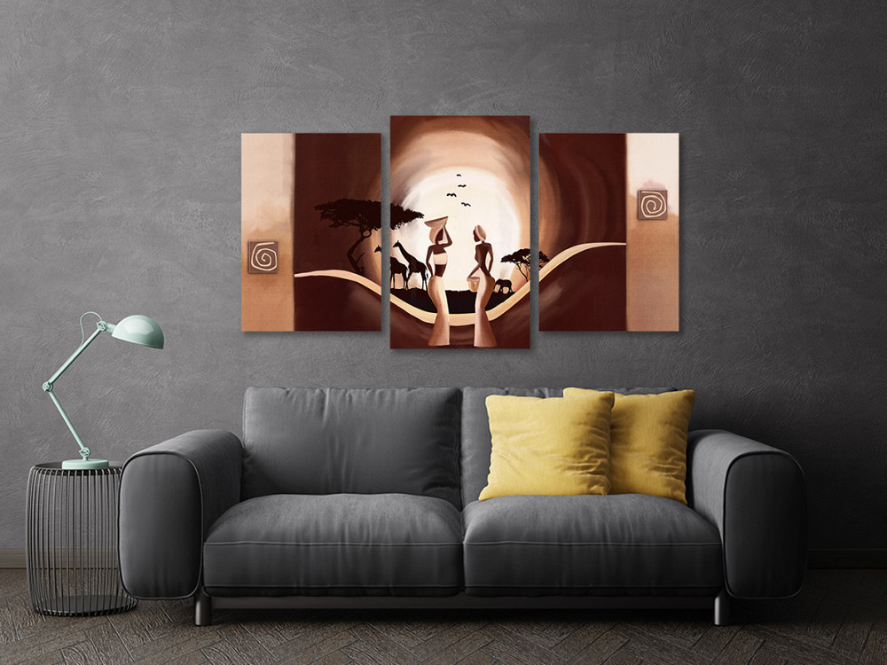 Модульная картина в гостиную / спальню  Африка  Art-683_3 100x150 см Киев - изображение 3