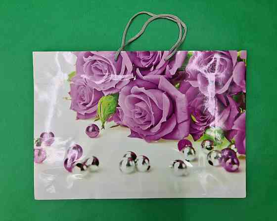 Паперовий великий горизонтальний пакет 36/22/10 (артBG-001) (12 шт.) Харків