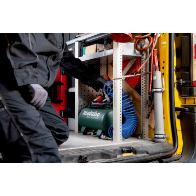 Компресор Metabo BASIC 160-6 W OF безолійний, 900Вт, 6л, 160л/хв, 8бар (601501000) Вінниця - фото 5
